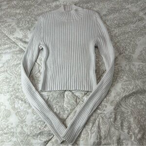 Kendall & Kylie white mock neck